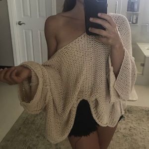 Beachy Free People sweater
